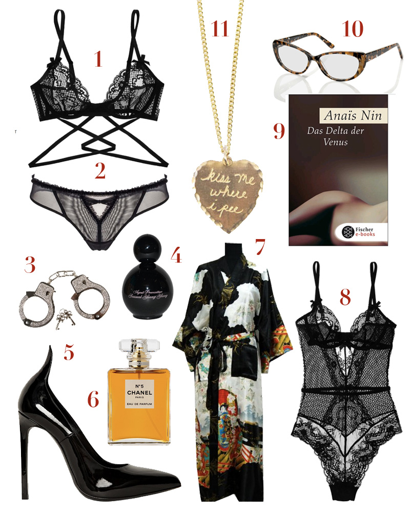 Valentinstags-Dessous f&uuml;r einen Abend zu zweit